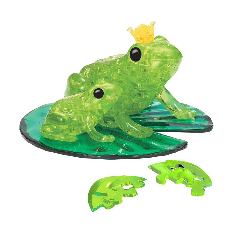 Casse-tête en cristal 3D - grenouille