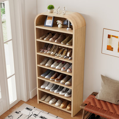 21 Pair Shoe Cabinet, 7-Tier Shoe Storage Cabinet