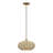 Aliane 1 Light Antique Gold Leaf Pendant