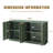 59-Inch Wavy Sideboard With Curved Design, 4-Door Storage Cabinet For Kitchen, Bedroom, And Living Room