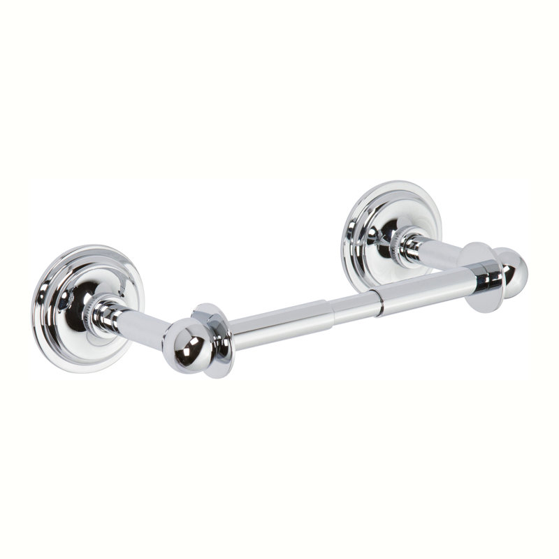 London Terrace Double Post Toilet Paper Holder, Polished Chrome