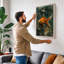 Solitary Goldfish Coastal - Wrapped Canvas-551200112-551200126
