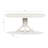 Extendable 48" Round Dining Table With 2 Side Chairs 2 Upholstered Side Chairs And Buffet-1631847047