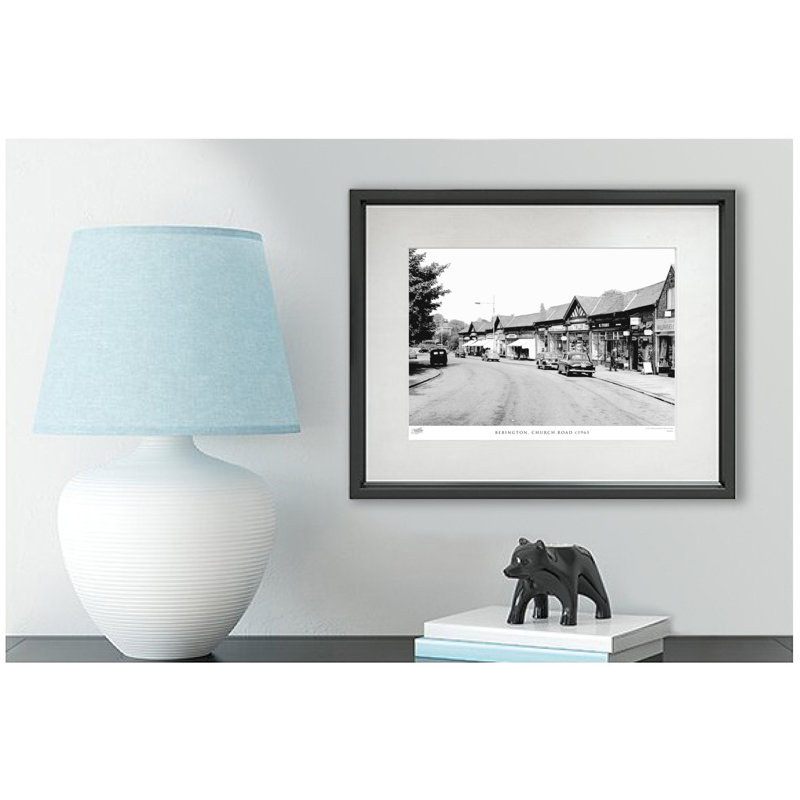 Bebington, Church Road C1965 by Francis Frith - Single Picture Frame Print, 28cm H x 36cm W x 2.3cm D