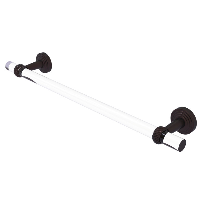 Barre à serviettes murale Pacific Beach, Bronze antique, H 3,985 po x l 34 po x P 2,2 po