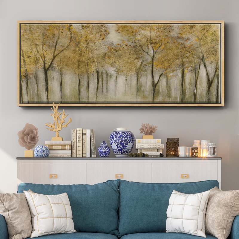 " Golden Spring ", Natural, 20" H x 50" W x 1.5" D