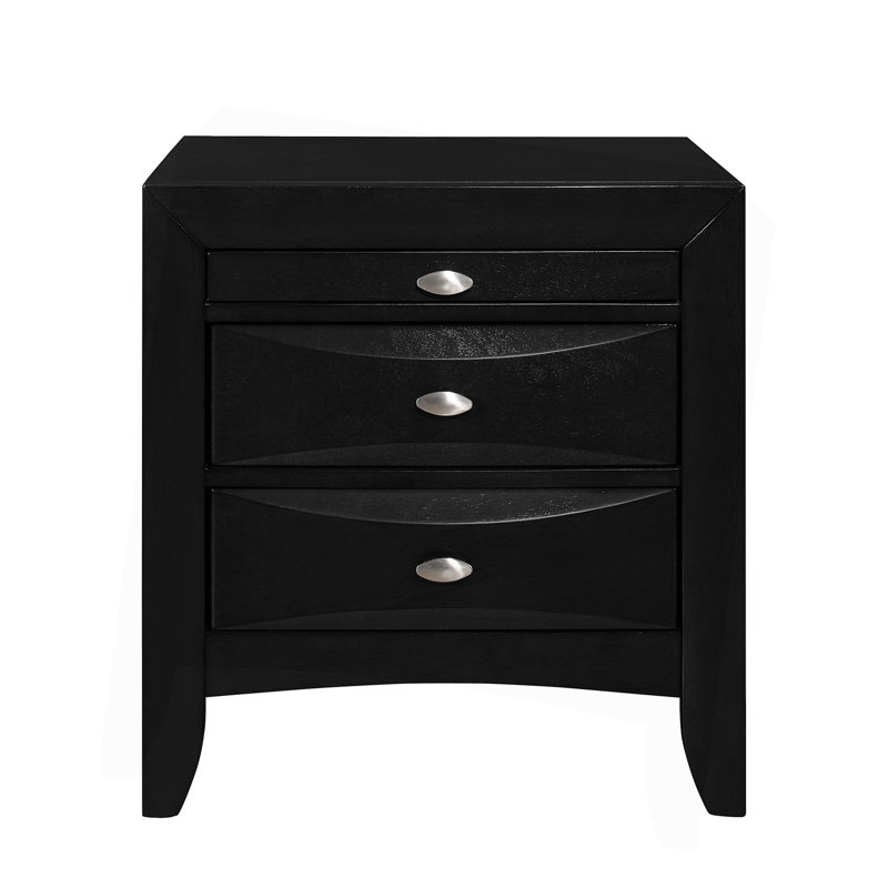 Table de chevet noire Lucille