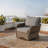 22" x 24" Outdoor/Indoor Deep Seat Patio Chair Cushions (Set of 2) - Water Resistant Design-1483414087