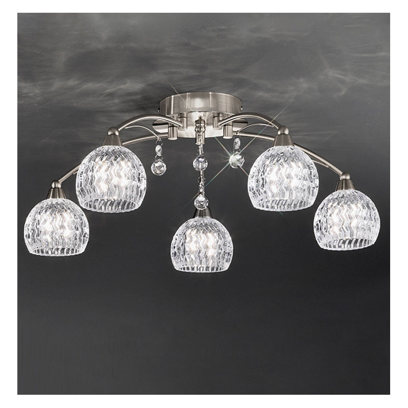 Flush Mount, Satin Nickel