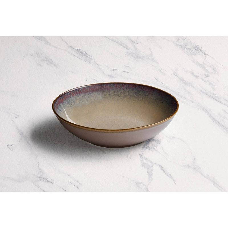 Assiette ronde creuse Vital Coupe en porcelaine premium SPLASH BEIGE