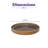 FRECKLES Premium Porcelain Stackable Plate  | Microwave & Dishwasher Safe