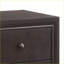 Espresso 2-Drawer Bedroom Storage Nightstand
