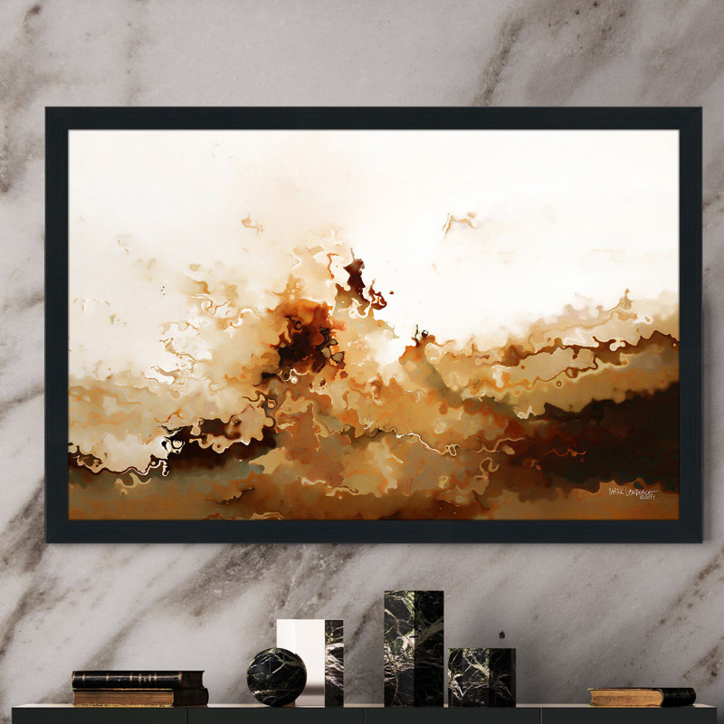 «In All Things. Romans 8:28 ', reproduction d'art sur toile, H 21,5 po x l 27,5 po x P 0,75 po, Cadre espresso