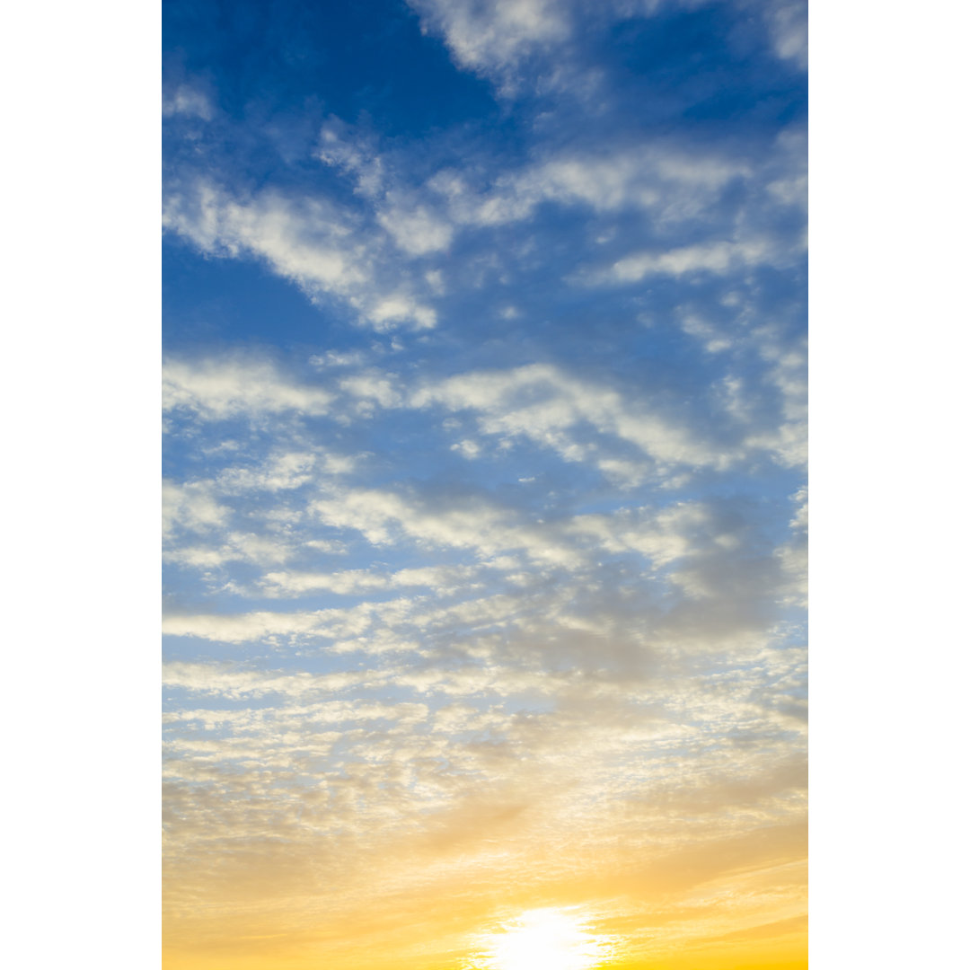 Dramatischer Himmel von Ooyoo - Leinwandbild