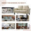 Canapé 60,6 pouces, coussins confortables pour petits espaces-1601674529