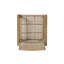 Ensemble de 2 fauteuils d'extérieur en osier et bois d'acacia, multicolores et brun clair, H 34 po x l 25 po x P 27,25 po