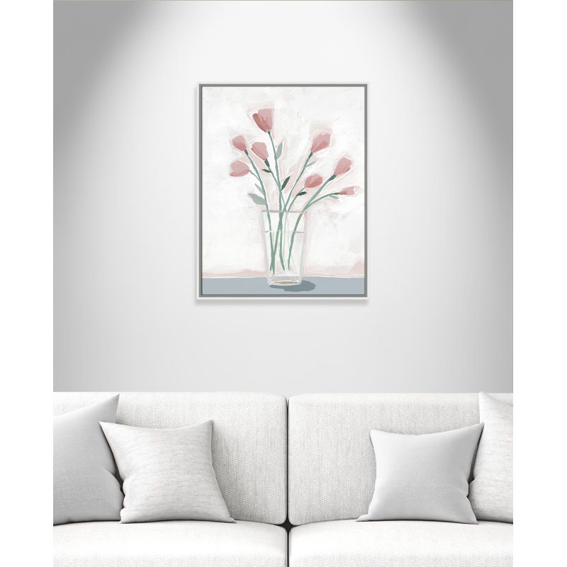 For the Spring Nymph - reproduction d'art, Toile blanche encadrée, H 29,5 po x l 23,5 po x P 2 po