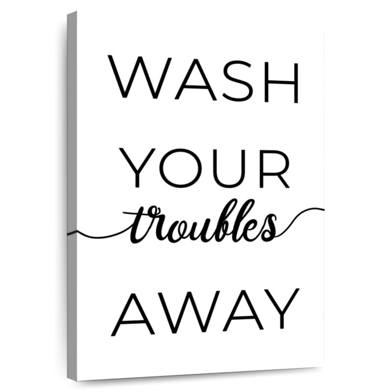 Tergel Wash Your Troues Away, H 45 po x l 30 po