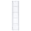 Lisa 23.75 " W Glass Curio Cabinet