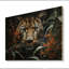 Léopard silencieux, tige II sur bois-1980440619