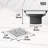 VIGO Elan Square Shower Drain-73357682