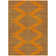 Machine Washable Indoor/Outdoor Chayden ACN1017 Orange Rug