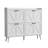 Farmhouse Shoe Cabinet with Drawer, Wood Entryway Shoe Storage for 20 Pairs, Hidden Organizer-445026899