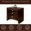 Table de chevet classique: Finition en bois non embelli riche et pratique-154938208