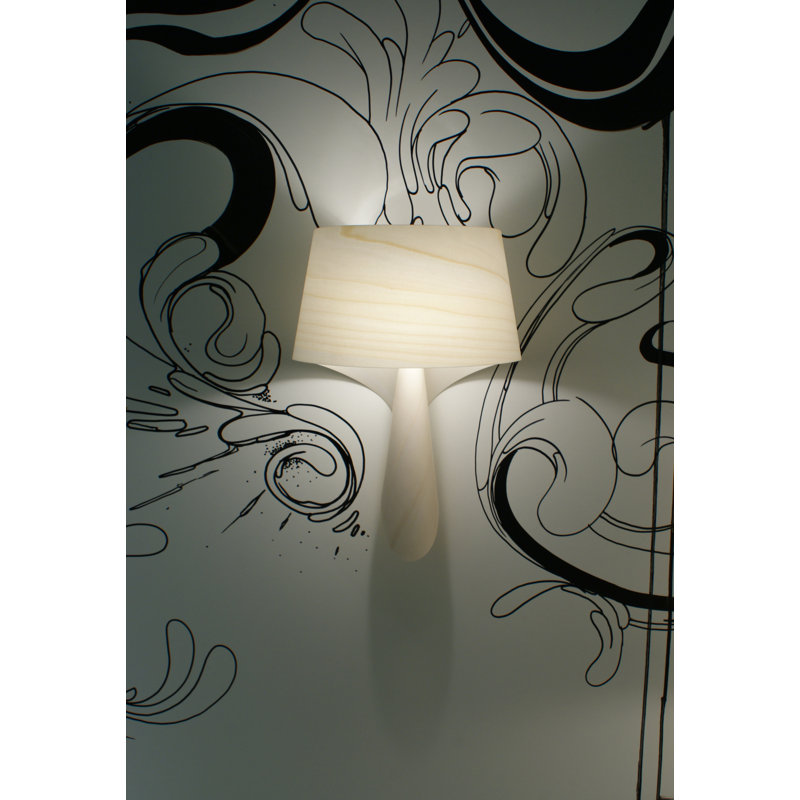 Air 1 - Light Flush Mounted Sconce, E12 Base, Ivory White