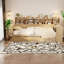 Lit simple multifonctionnel en bois avec rangement, design moderne pour la maison
