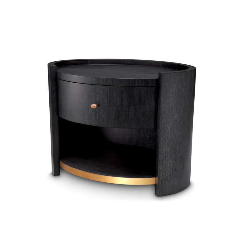 Rosemberg 1 - Drawer Solid Wood Nightstand