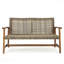 Causeuse de patio Hampton Wood & Wicker