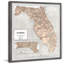 «Old Map of Florida», reproduction d'art graphique sur papier encadré-1784827360