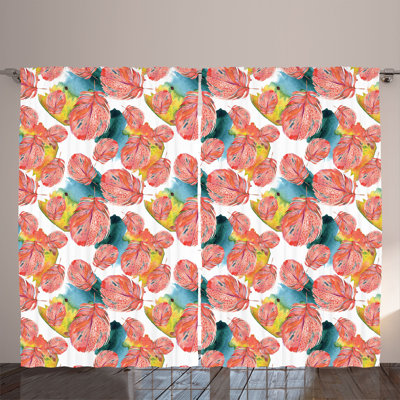 Semi Sheer Curtain Pair