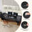 92.9 Inch Large Executive Desk With Rectangle Grommet, Modern Computer Desk Workstation