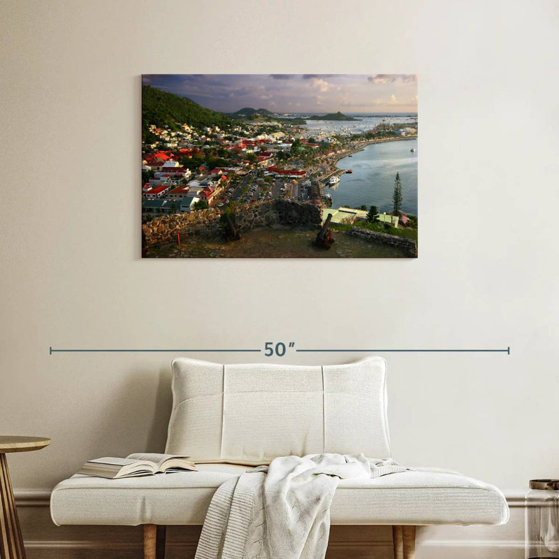 Gillard Marigot, bord de mer, H 24 po x l 36 po