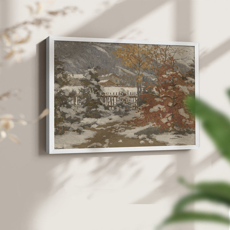 Paysages rétro-DCV-reproduction encadrée, H 16 po x l 20 po, Blanc