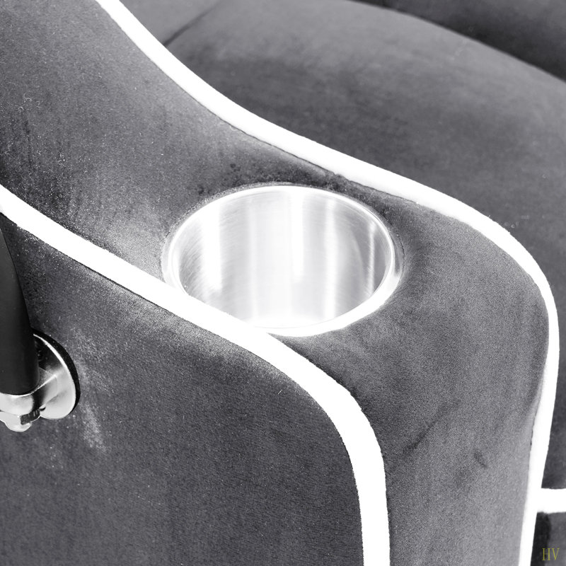 Canapé-lit coulissant multifonctionnel, 3 longueurs, canapé-lit moderne en velours, dossier réglable, avec port USB, cendrier et support pour téléphone pivotant