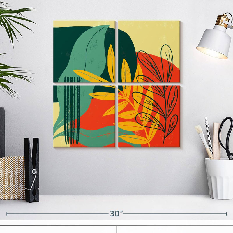 Harnek Mid-Century Modern II, H 18 po x l 18 po