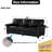 Classic Living Room Nails Sofa Faux Leather-245945499-253017794