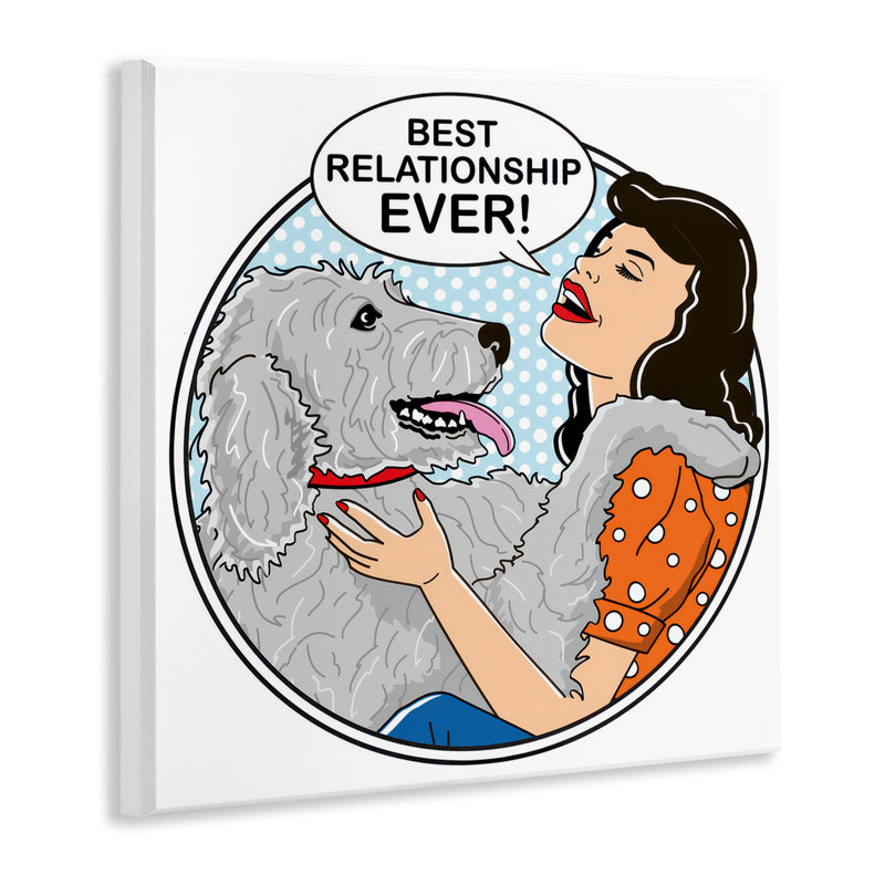 Art mural "Best Relation Dog" par Dog Is Good