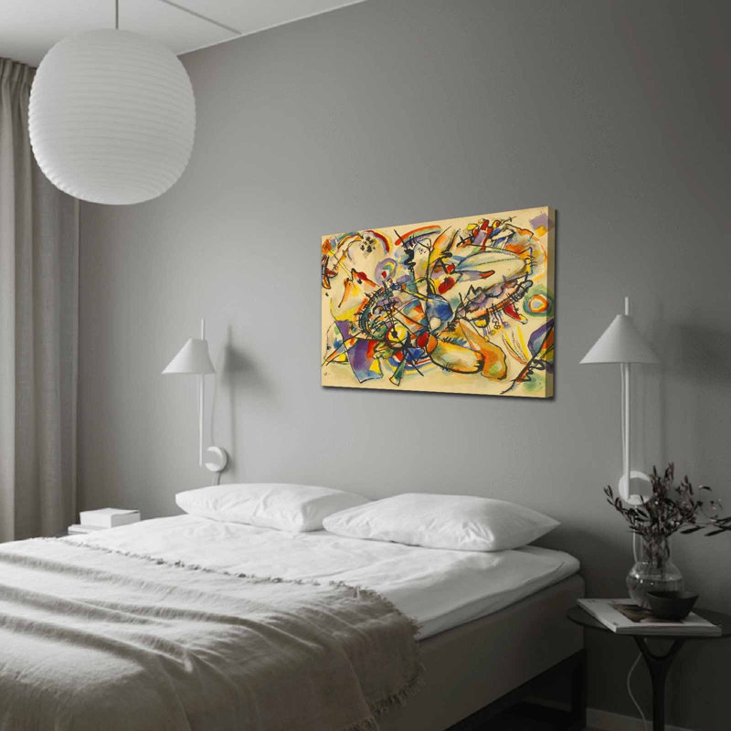 No Title by Wassily Kandinsky - Wrapped Canvas Print
