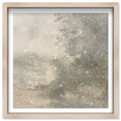 Crumbled Verdancy Shadowbox Landscape & Nature Print by Oliver Gal, Black Frame, 12 x 12