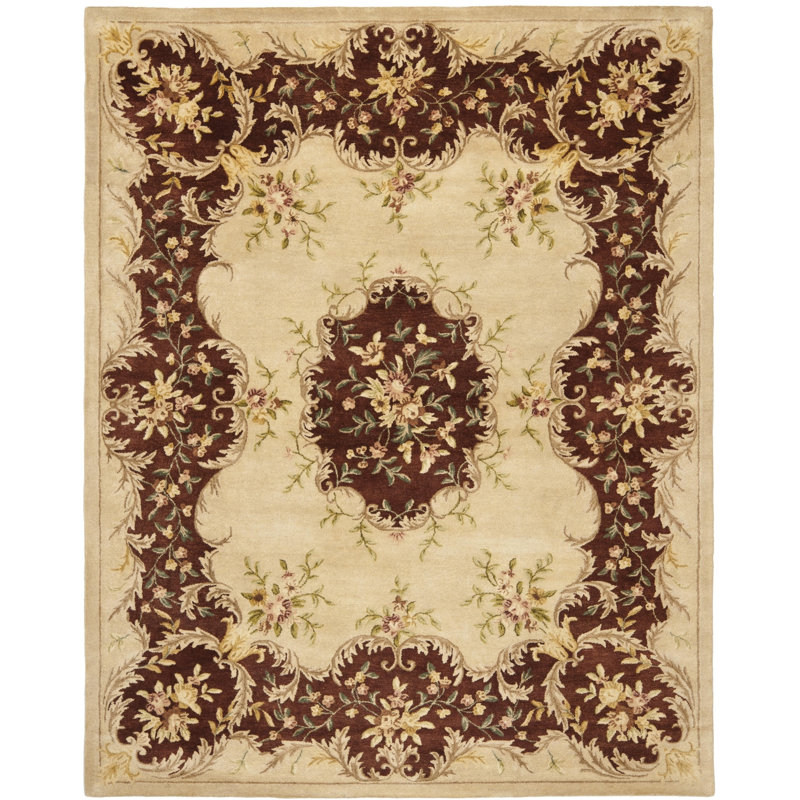 Molter Bergama Hand Tufted Wool Oriental Rug, Rectangle 8' x 10'