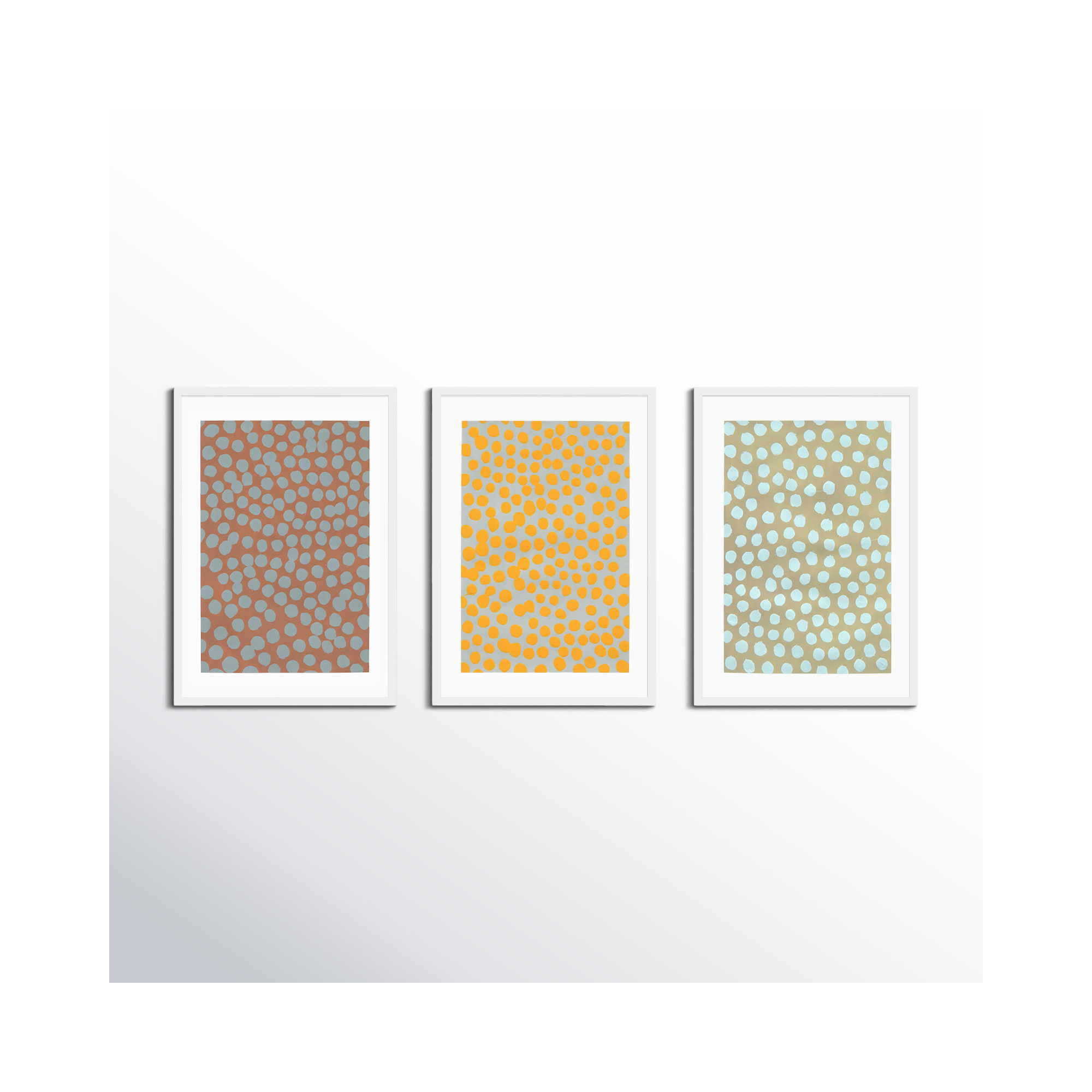 Affinity 4 by Michela Sorrentino, White, 38" H x 26.5" W x 1.25" D