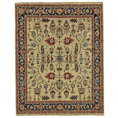 Herta Wool Oriental Indoor Rug
