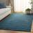 Ebony Hand Tufted Wool,Viscose Abstract Indoor Rug-2118093869