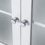 Armoire de rangement haute avec tablettes et portes, armoire d'entrée, armoire d'appoint 4 portes