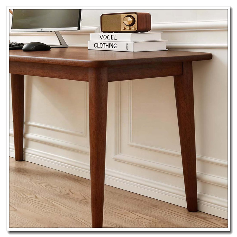 Modern Solid Wooden Desk, 63 po x 19,7 po
