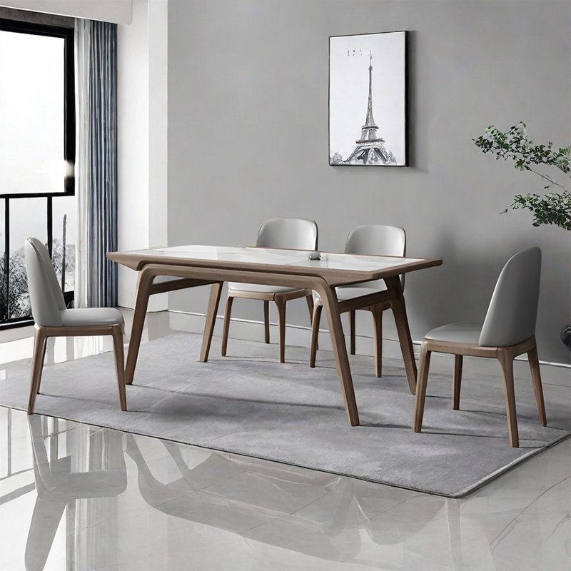 Ensemble de table de salle à manger moderne et simple, H 29,52 po x L 70,86 po x l 35,43 po